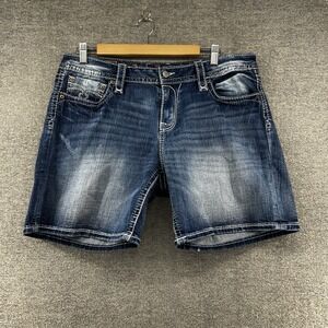 Rock Revival Denim Blue Women's Shorts